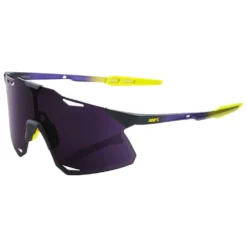 100% Lunettes De Soleil 100 % Hypercraft Matte Metallic Digital Brights Dark Purple Lens