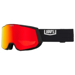 100% Masque De Ski 100 % Snowcraft XL Essential Black Hiper Vermillon Red ML Mirror + Hiper Pink Turquoise ML Mirror